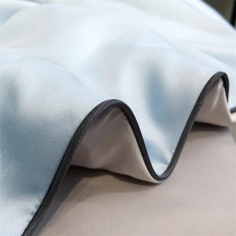 Belle Anna Water-Washed Silk Embroidered Cooling Summer Quilt