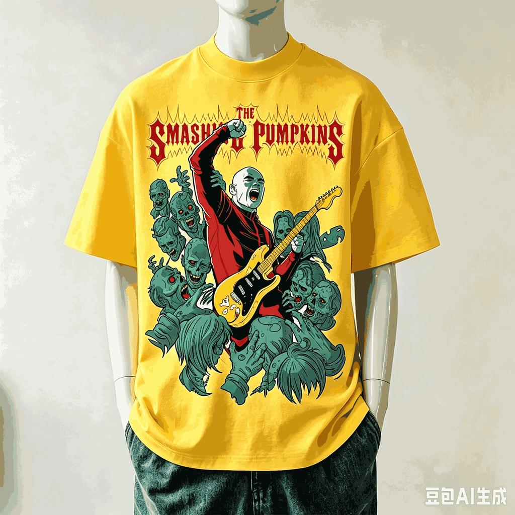 Smashing Pumpkins For Fan Gift Tshirt Unisex Unisex Harajuku Oversized Unisex Short Sleeve Streetwear High Quality Couples Classic