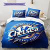 Chelsea logo  Pattern Bedding Quilt Set Quilt Cover Pillowcase Home Decoration Birthday Gift (1 * duvet cover + 2 * pillowcase, without core)