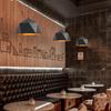 Modern Nordic Single-Head Pendant Light for Hotels, Bars, and Restaurants - Industrial Retro Style Lampshade.