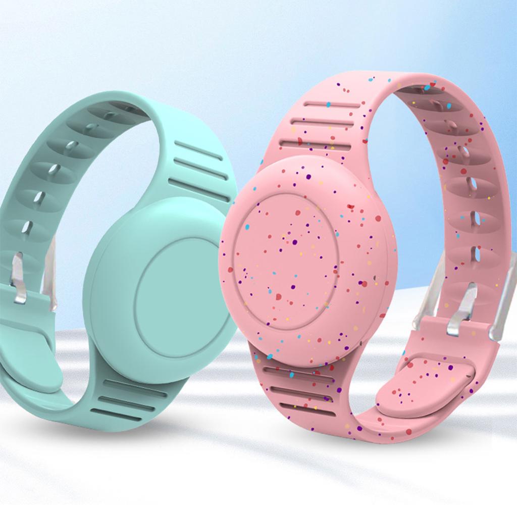 Silicone Wristband for Apple Air Tag Lightweight GPS Tracker Holder Luminous Kids Watch Bracelet Waterproof Children Watch Band
