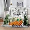 Campfire Life Adventure Blankets are suitable for living rooms,making them an ideal choice for outdoor travel and gifts.