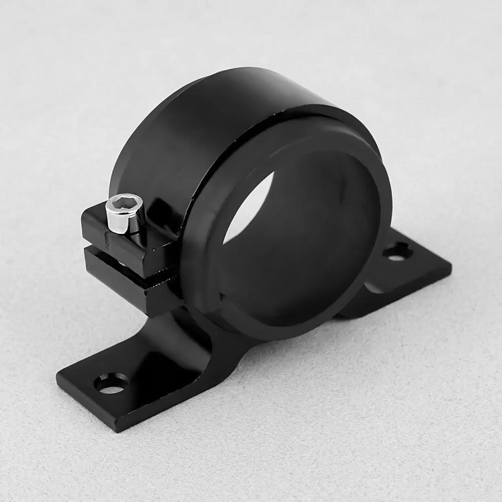 

1PC 50mm Aluminum Oil Pump Bracket Universal Fit for Fuel Pump Mounting Lightweight Durable Construction чёрный