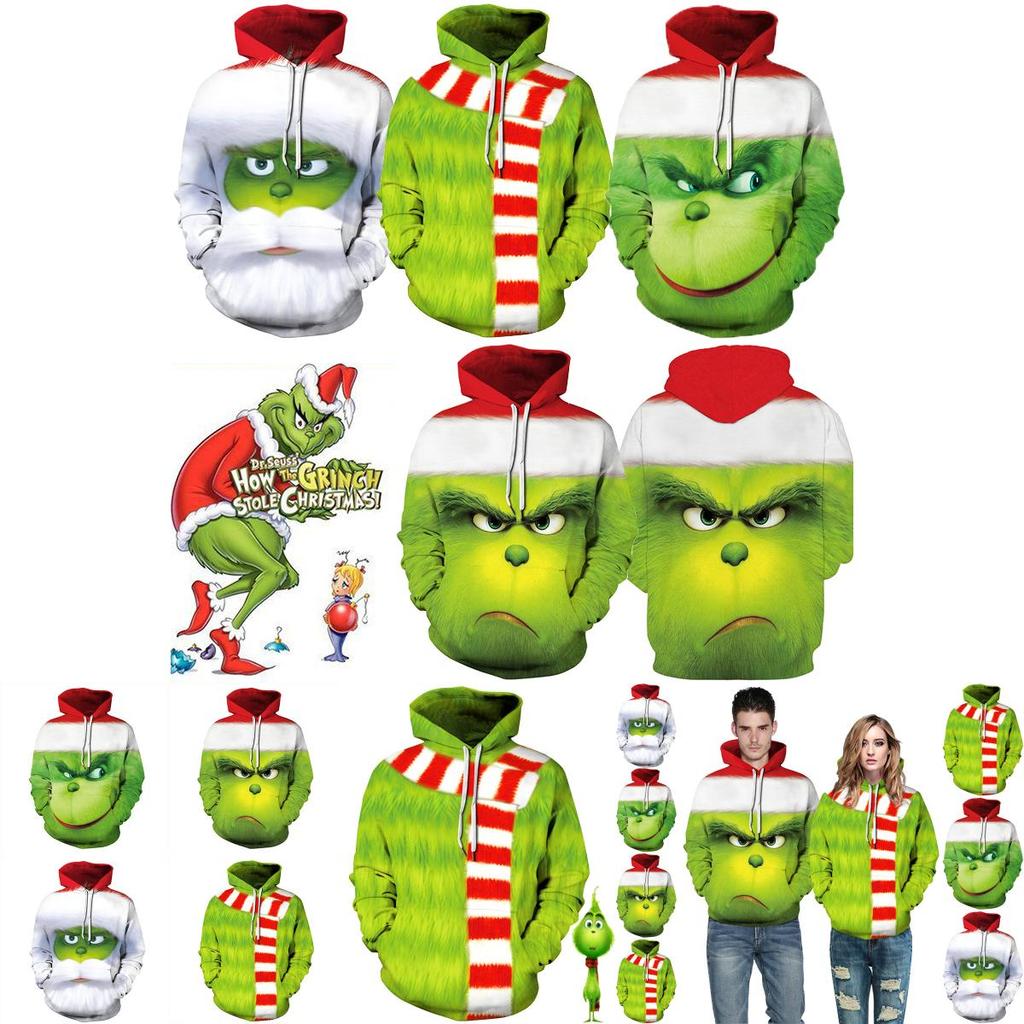 Rascal Monster Green The Mens Hoodie Jacket Shirts Sweater Custume Xmas