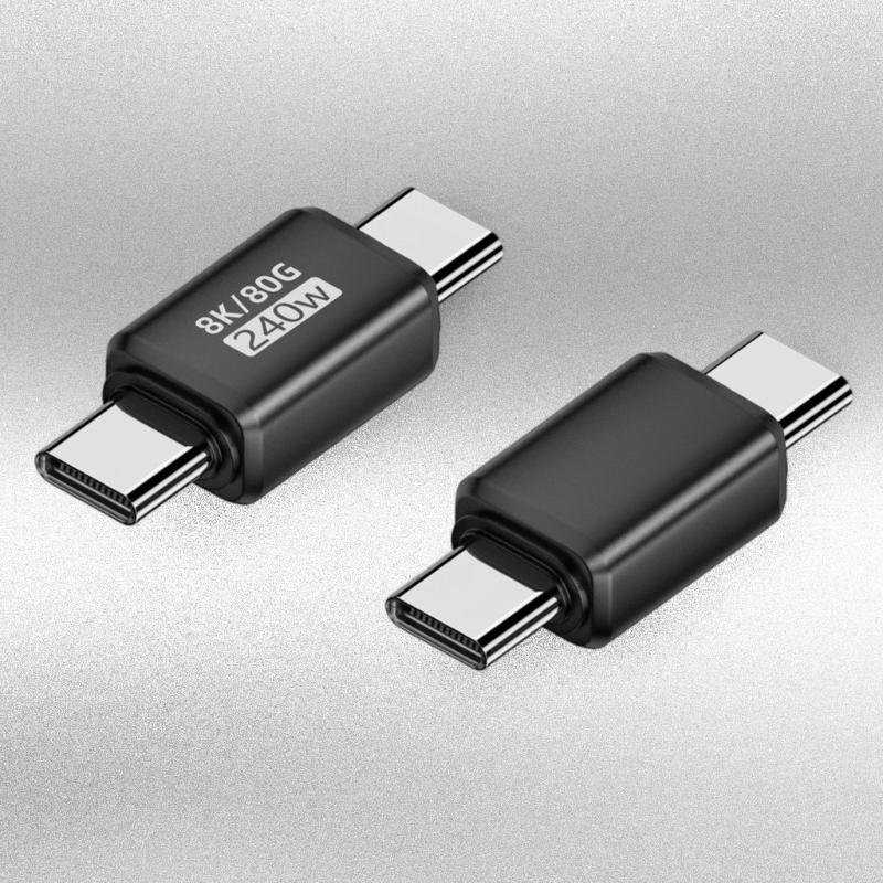 Aluminum USB4.0 Adapter For 8K60Hz Video Output And Multiple Device Compatibility 240W Power Delivery