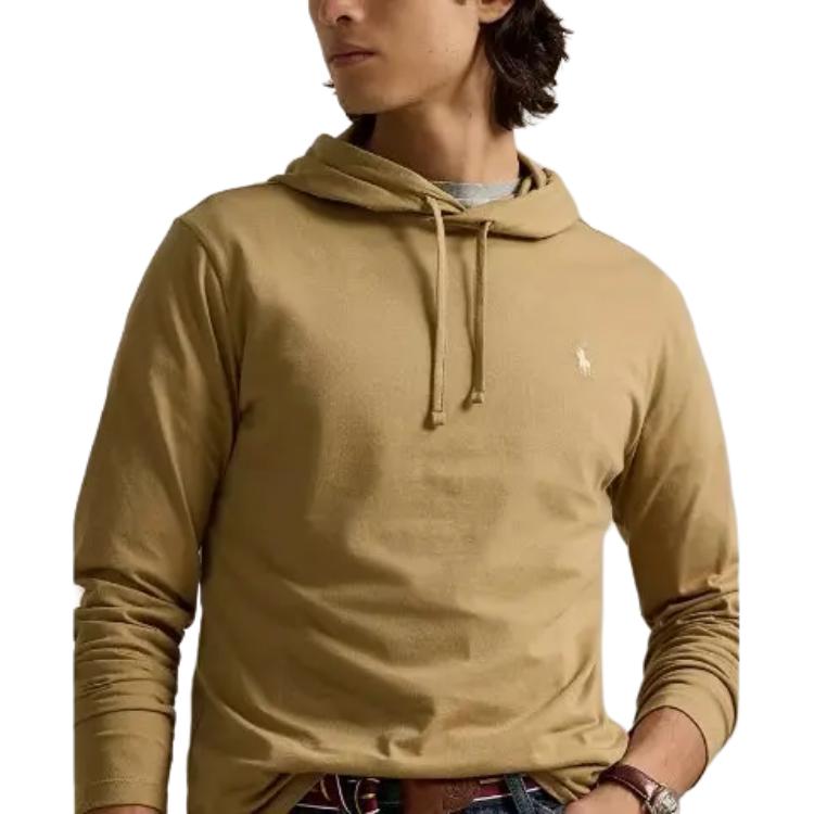 Felpa Pullover Stampata con Cappuccio a Maniche Lunghe Polo Ralph Lauren Uomo felpa Giallo 710847203-081