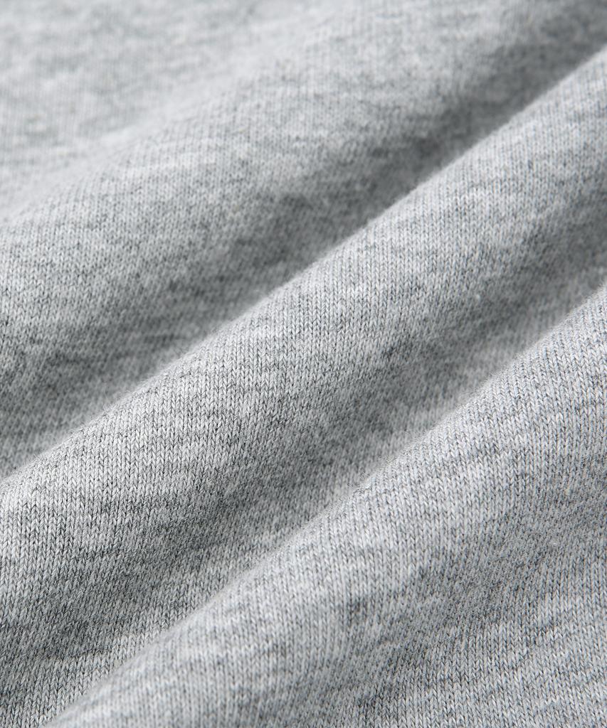 DOLPHIN WAVE APPAREL Dolphin Silicone Arch Logo Single-Pleat Shorts Melange Grey