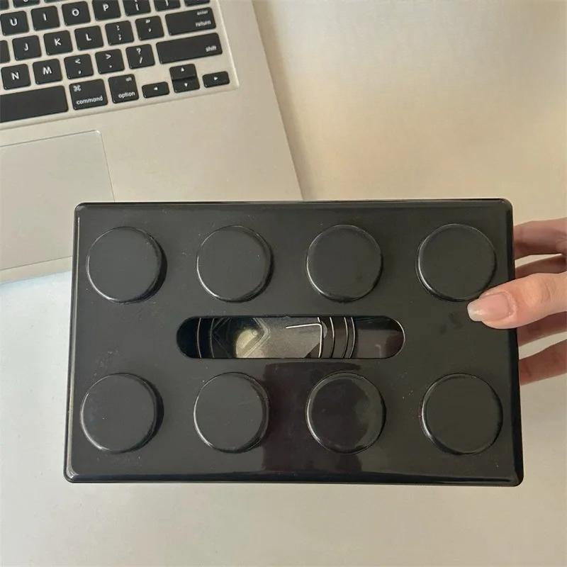 Building Block Tissue Box High Appearance Level Multi-functional Home Napkin Storage Box Living Room Coffee Table Storage Box