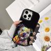 Ae76 Dog Color Doodle Design Art Phone Cases for Samsung A13 A32 A53 A04e A54 S23 S24 Ultra Infinix Hot 40i Huawei Metal Camera Protective Back Cover