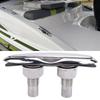 6 Inch Pull Up Cleat 316 Stainless Steel Flush Mount Retractable Boat Cleat Heavy Duty Marine Dock Cleat for RV Yacht