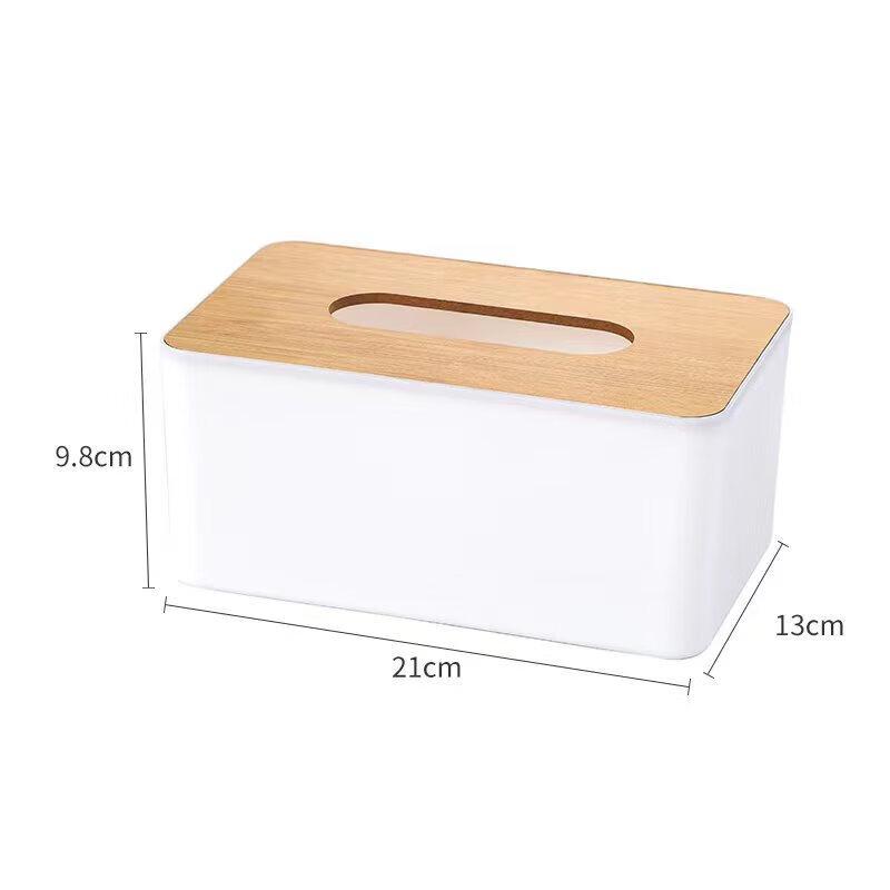 Anfeng Japanese Style Desktop Tissue Box with Remote Holder