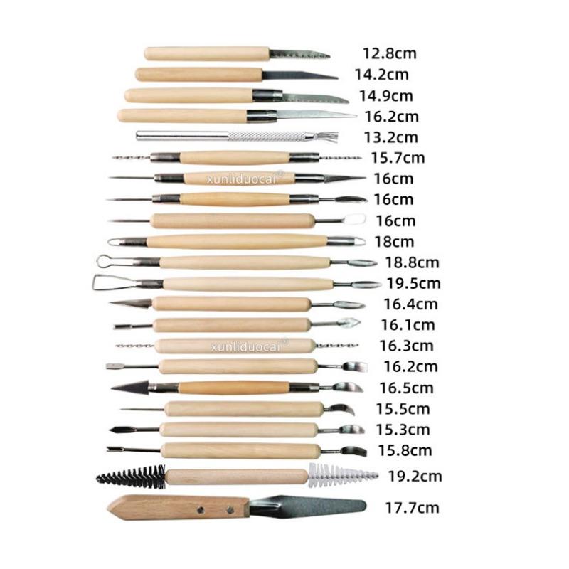 Nerezová ocelová keramická špachtle, škrabka na polymerovou hlínu, hrnčířské modelovací nástroje, umění, olejomalba, nože, špachtle na dorty, sada