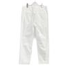 Jil Sander White Center Crease Ankle Length Straight Pants JSPO302900 Bottoms 38 whiteUsed