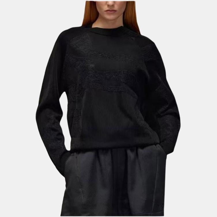 Y-3 Patterned-jacquard Ribbed Jumper IN4340