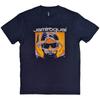 Jamiroquai Orange Glow T-Shirt Blau Neu