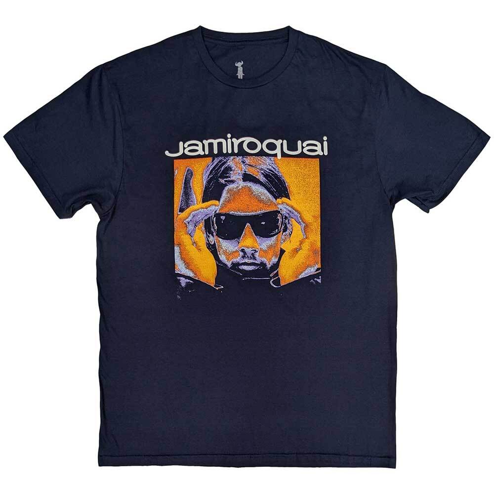 Jamiroquai Orange Glow T-Shirt Blue New Unisex T-Shirt S