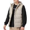 Adidas Down Vests Men's Gray Hooded Moderate HY3935