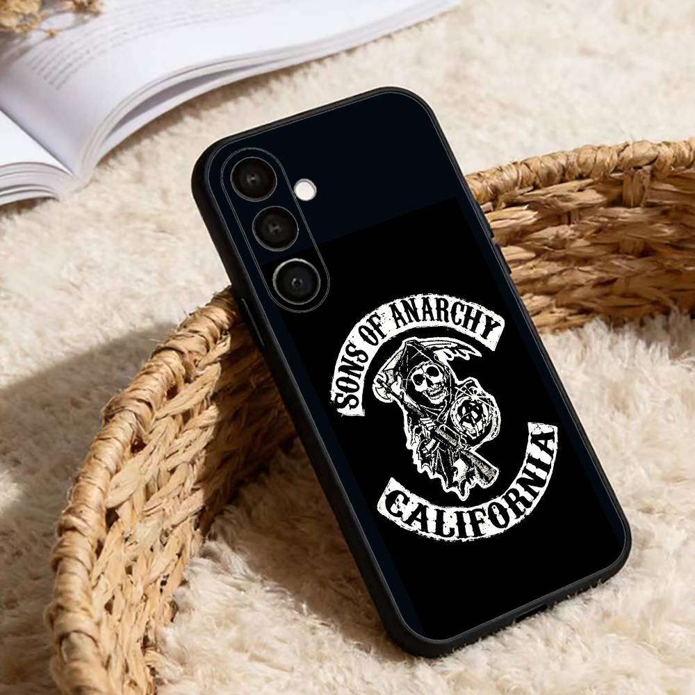 American TV S-Sons-Of-Anarchys Phone Case For Samsung Galaxy A20,21s,22,31,32,52,53,72,73,80,91 Soft Black Shell