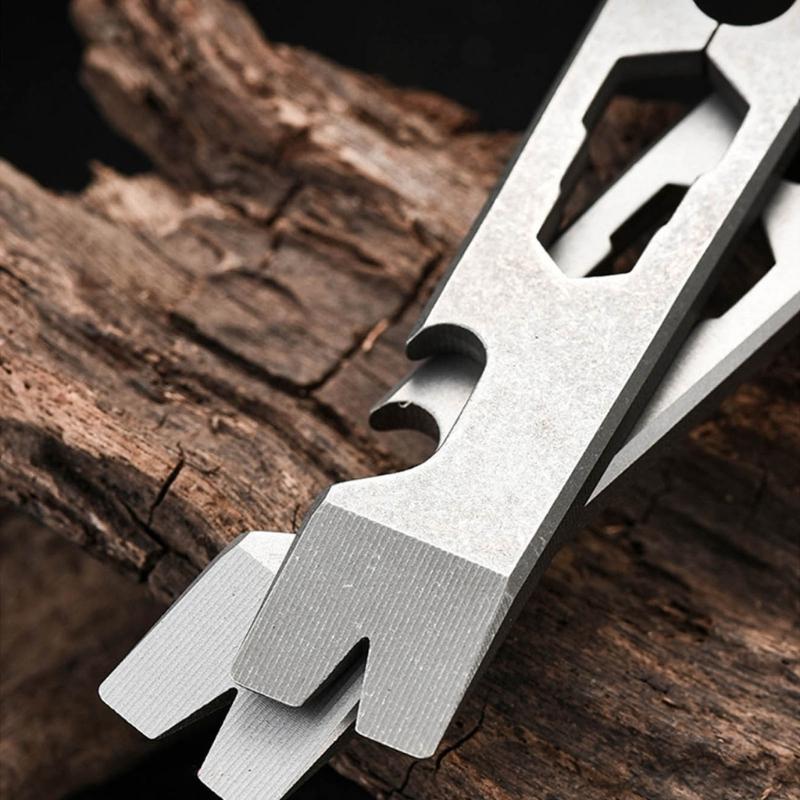 Multifunction Metal Alloy Crowbars Tool Pry Bar And Bottle Opener Wrench Survival Tool For Everyday Carry