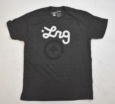 Lifted Research Group LRG Camiseta para Hombre Negro Jaspeado con Logo de Ciclo Nueva M, L