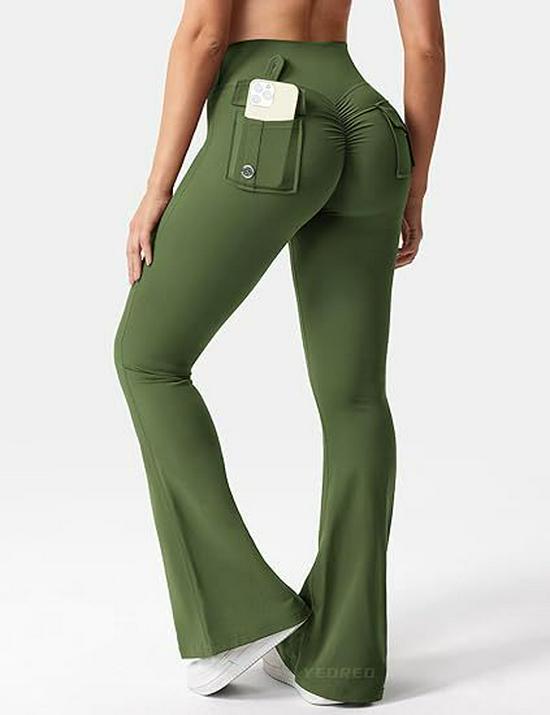 European & American High-Waist Fitness Yoga Pants with Pockets