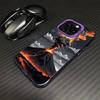 Volcanic Eruptions Phone Case For iPhone 16,15,14,13,12,11,Mini,Pro,MAX Purple Matte Shockproof Cover