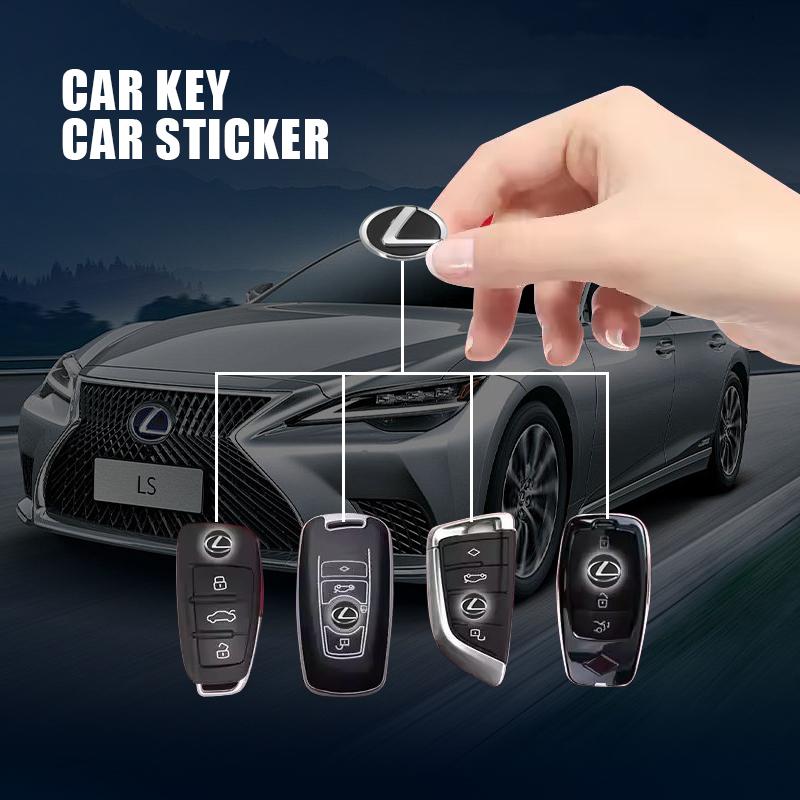Car Remote Key Emblem Sticker Aluminum Keys Decoration Decal For Lexus F SPORT ES RX NX LS UX LM LBX GX LC RZ IS CT GS RC NX300 ADU1