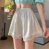 Bonas Women's Lace Safety Shorts - Anti-Exposure, Lightweight, Non-Curling, Ice Silk, Loose Fit for Summer