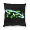 Danny Phantom Logo Square Pillowcase Polyester Linen Velvet Printed Zip Decor Throw Pillow Case Room Cushion Cover