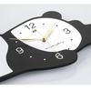 Cartoon Originality Panda Wall Clocks Digital Clock for Wall Home Living Room Decorate Loudspeaker Mute Ironwork Wall Watch