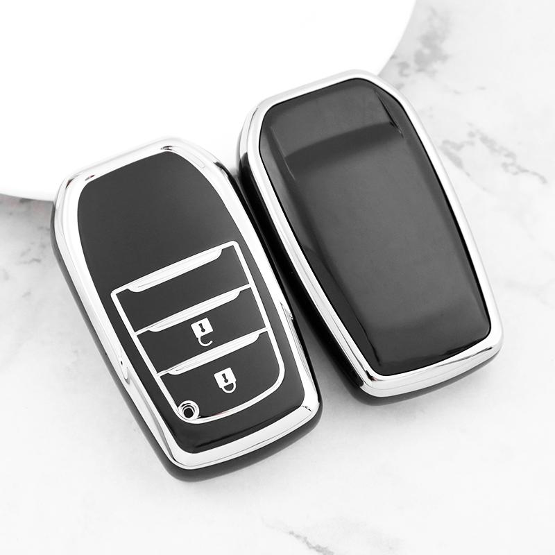 2/3/4/5/6 Butoane Auto Fără Cheie TPU Husă Cheie Auto pentru Toyota Land Cruiser Prado150 RAV4 Venza SIENNA Corolla Camry Yaris