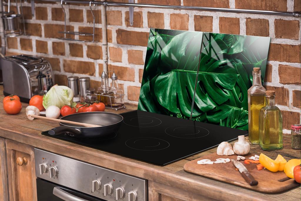 SZKLANA PŁYTA OCHRONNA NA KUCHENKĘ 85x52 MONSTERA