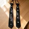 Luxurious Ladies Rhinestone Tie With Arrow Shape For Fashionable Office Wear