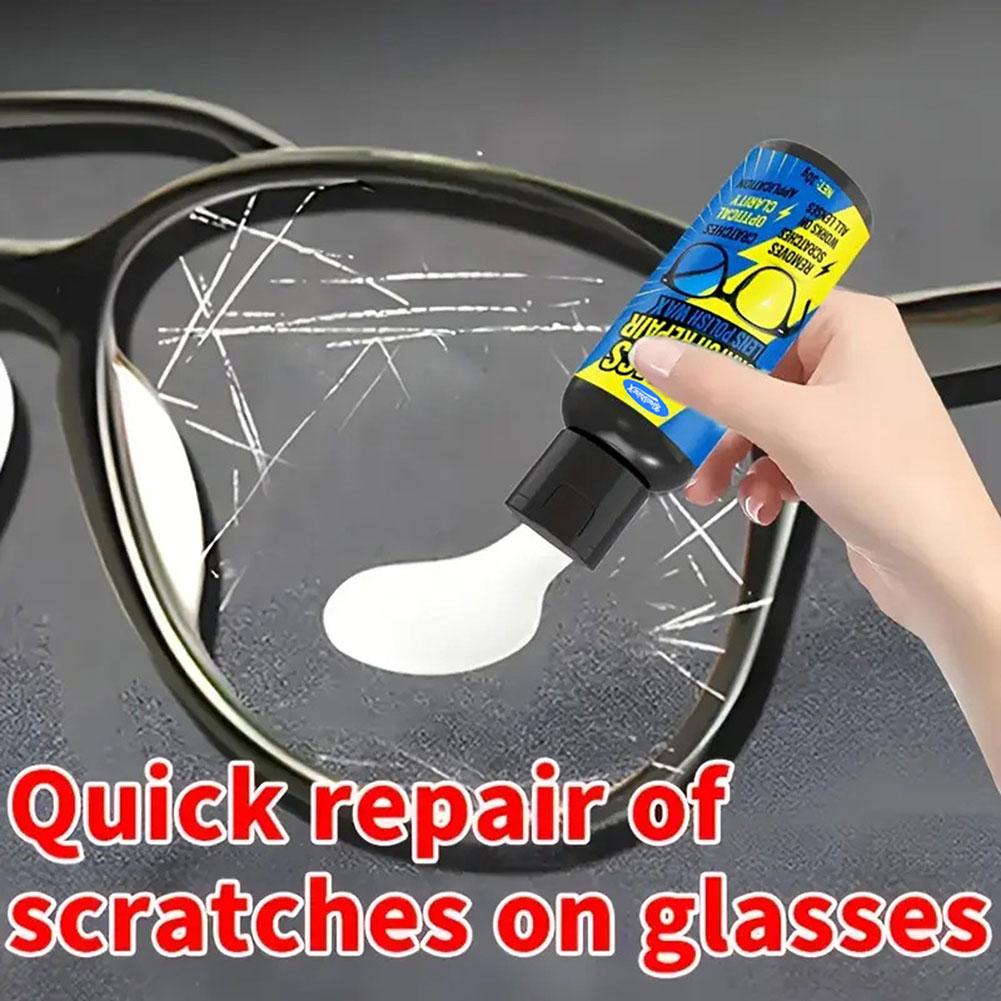 30g Scratch Remover for Eyeglasses Glasses Scratch Repair Agents Lens Cleaners Spray for Car Glass Glasses Watches Screens