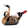 Swan Wine Rack: Elegant Light Luxury Cabinet & Ornament for Living Room or Entryway Gift