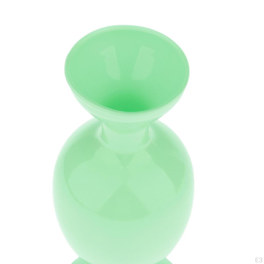 8 Inch Clear Glass Decorative Vases, Flower Living Room Shop Cabinet Plant