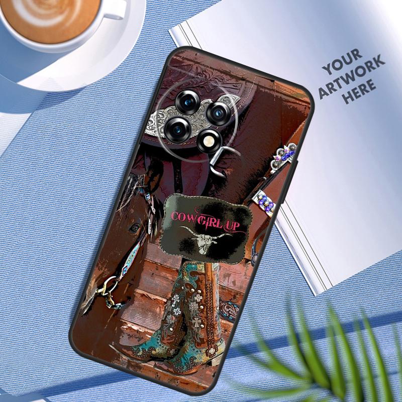 Western Cowgirl Cowboy Boots Case For OnePlus Nord CE 5 3 4 Lite N20 N30 OnePlus 15 13 12 11 8 9 10 Pro 10T 13R 13T Cover