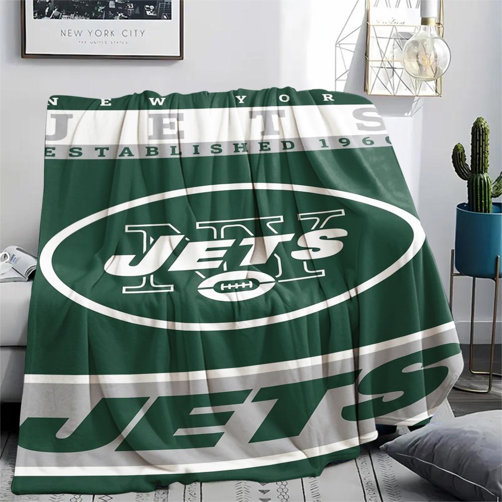 New York Jets drukas flaneļa sega