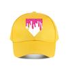 Black s Baseball Diamond Drip Sprinkle Graphic Baseball Cap Fashion Unisex Sunhat Womens Outdoor Sports Snapback Cap