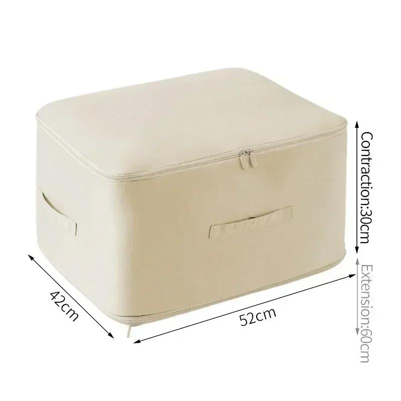 Kompressions-Bettdecken-Aufbewahrungstasche, Aufbewahrungsbeutel, extrem platzsparend, selbstkomprimierender Organizer, Schrank-Organizer mit großer Kapazität
