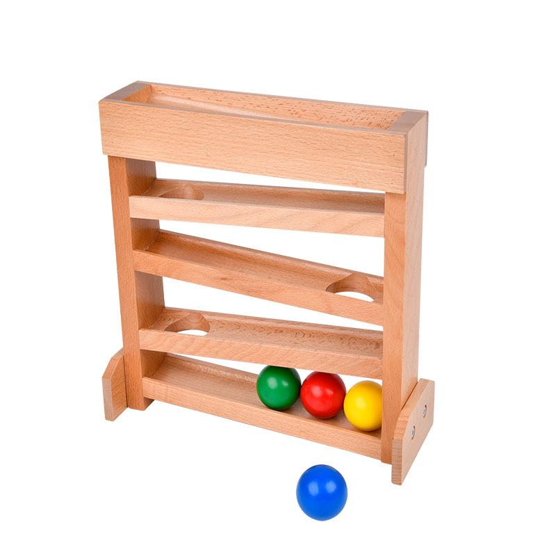 Toys Visual Tracker Toddlers Wooden Ball Track Sensory Development Supplies