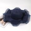 New Creative Wave Edge Ladies Sunscreen Beach Hat Straw Outdoor Sun Hat Fairy Straw Hat