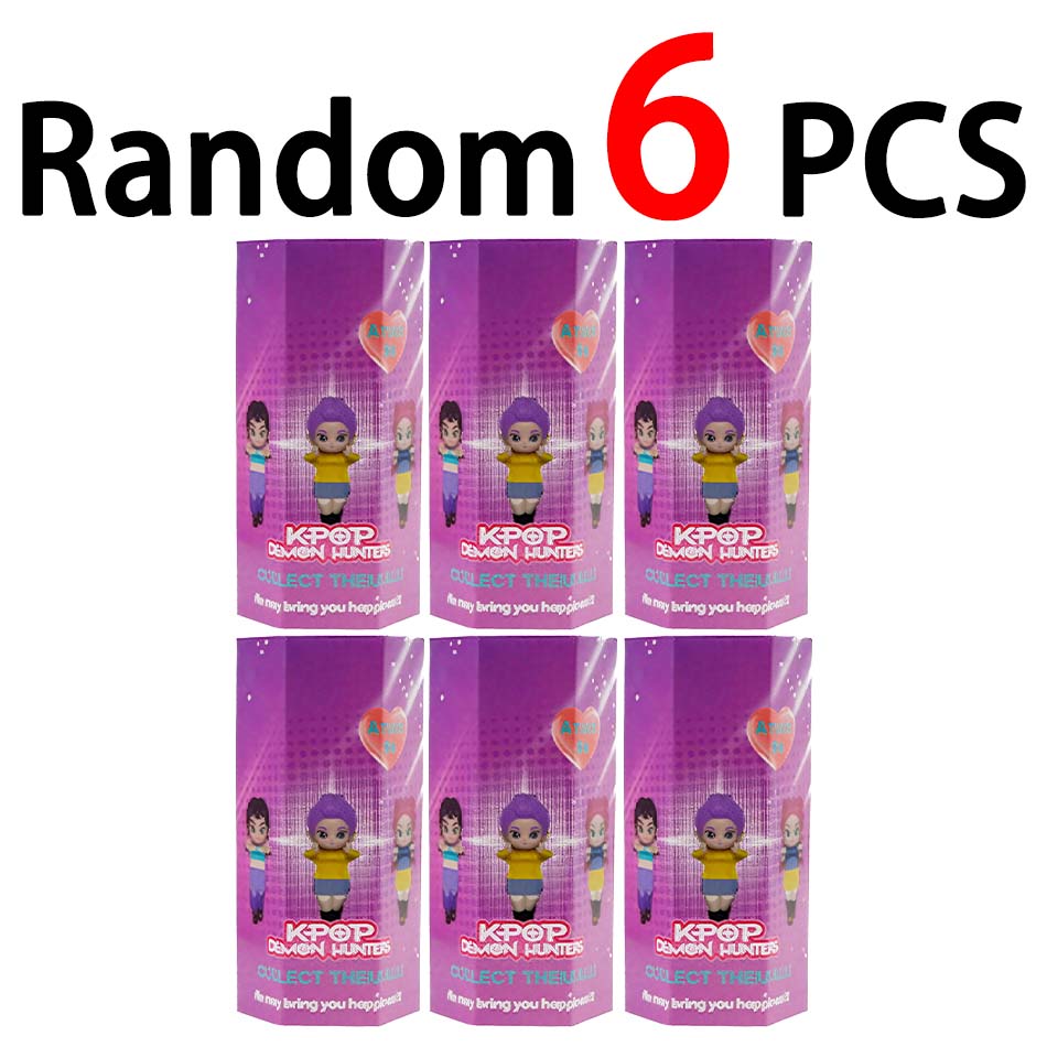 @@ New Cute demon hunters kpop Blind Box Mini Anime Character Decoration PVC Material Children's Birthday Gifts Christmas Gifs