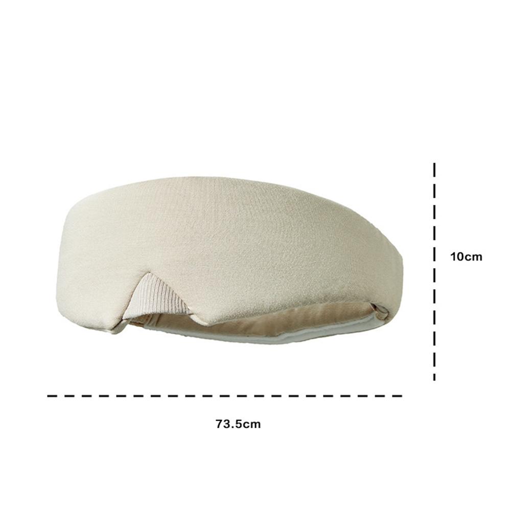 Breathable Sleeping Eye Mask No Pressure Portable Blackout Eyeshade for Travel Office Naps