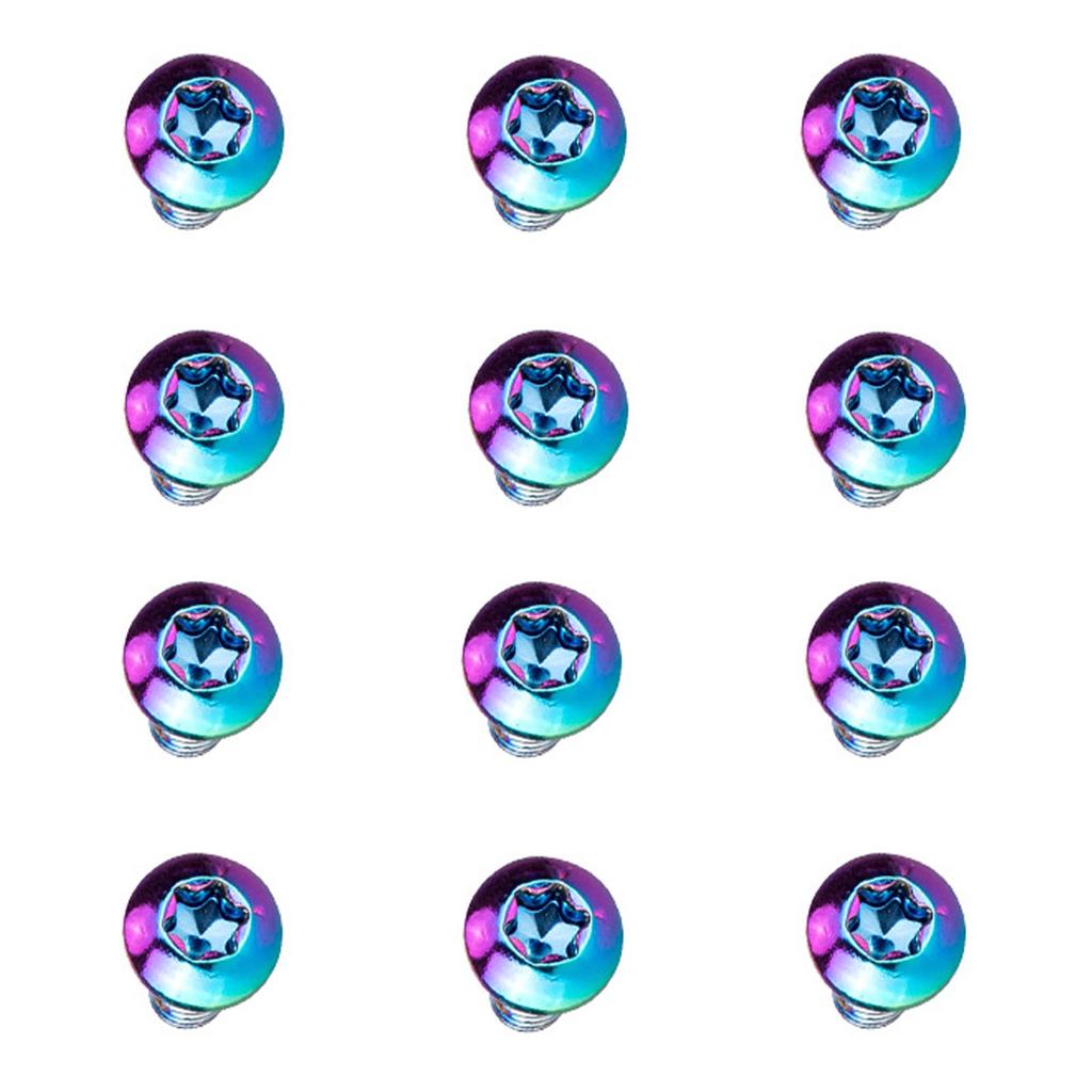 12er-Pack Schrauben-Fahrrad-Bremsscheibe, buntes Mountainbike