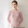 Damen Kaschmir V-Ausschnitt Langarm Pullover für Herbst/Winter