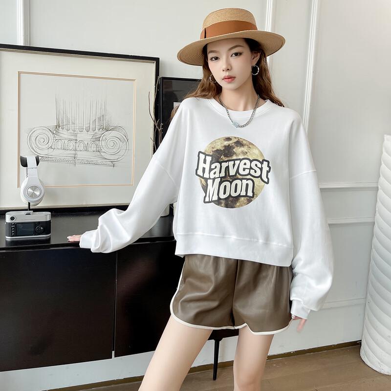 

IMAGINEX Women s Versatile Autumn Long-Sleeve Sweatshirt One Size