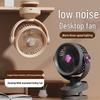 Portable Mini Desktop Clip Fan with Automatic Head Shaking for Home, Dorm, or Outdoor Use