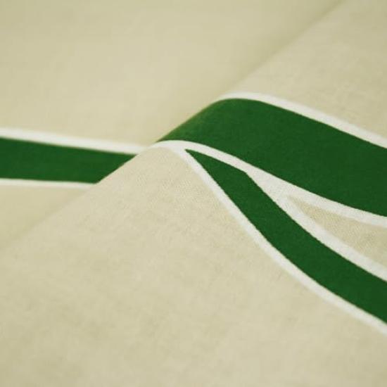 Some No Anbo Tenugui Hand Twist Tokuoka Made In 35cm X 100cm (Japanese Towel) "One Green" - Hand-dyed, 100% Cotton, Weave, Japan,