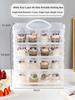 Reusable Transparent Cake Box Handheld Baking Preservation Base Tray for 6 Inch 8 Inch Cakes DIY Baking Tools Kitchen Supplies